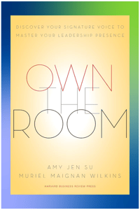 WEST book reco: Own the Room (Amazon affiliate link: https://amzn.to/385hGSk)